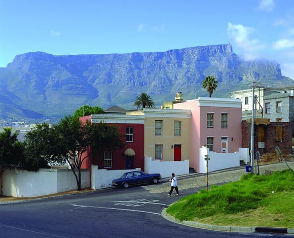 Die pastell-bunten Häuser sind aus dem Stadtbild Kapstadts nicht wegzudenken!