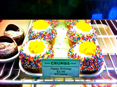 Crumbs - Einer der besten Orte für Cupcakes in New York. Böse sind nur ein wenig die Kalorienangaben ;) 